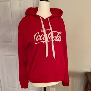 Youth red “Coca Cola” sweatshirt Sz L